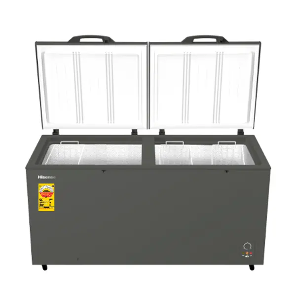 HISENSE 520L CHEST FREEZER (GREY)